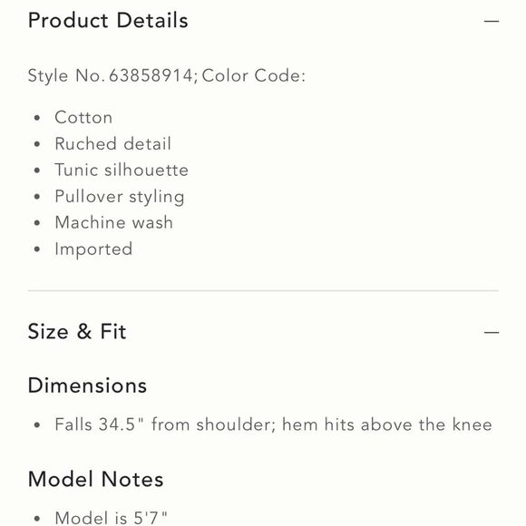 Anthropology MENDER Ruched Tunic Dress Floral Shift Medium - Picture 6 of 11